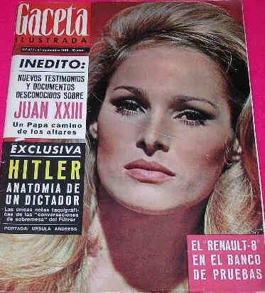 GACETA ILUSTRADA magazine side cover 27 November 1965