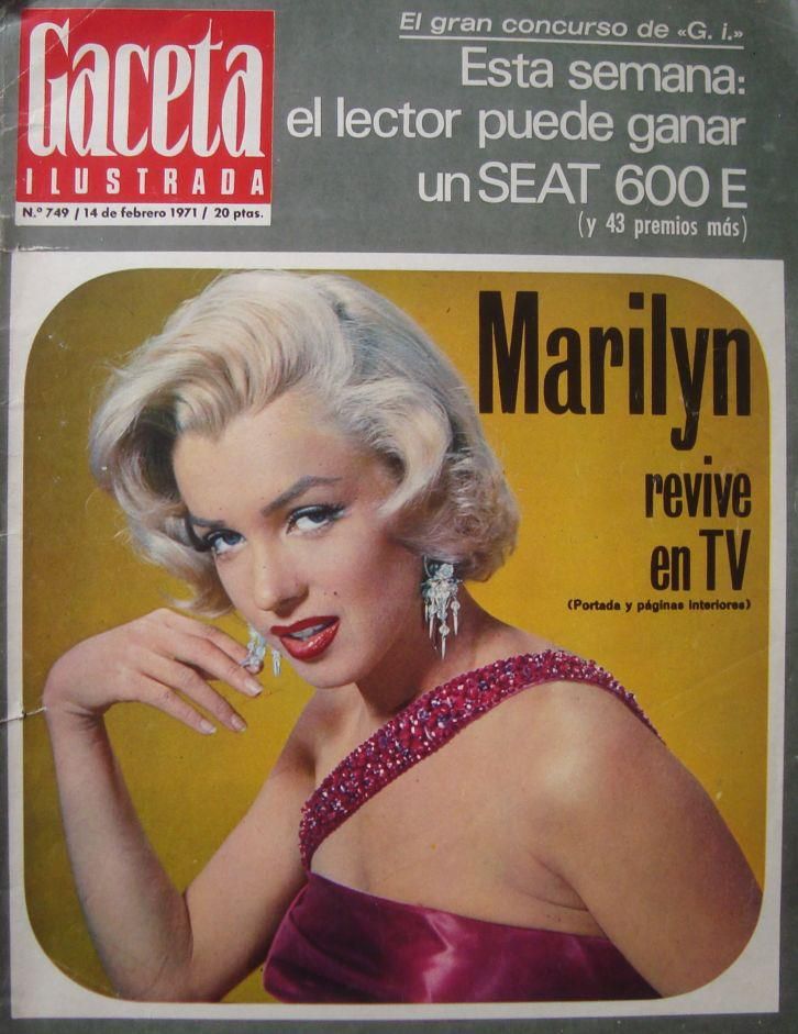 GACETA ILUSTRADA magazine side cover Issue 749 14 February 1971