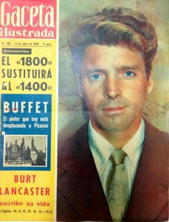 GACETA ILUSTRADA magazine side cover Issue 130 4 April 1959