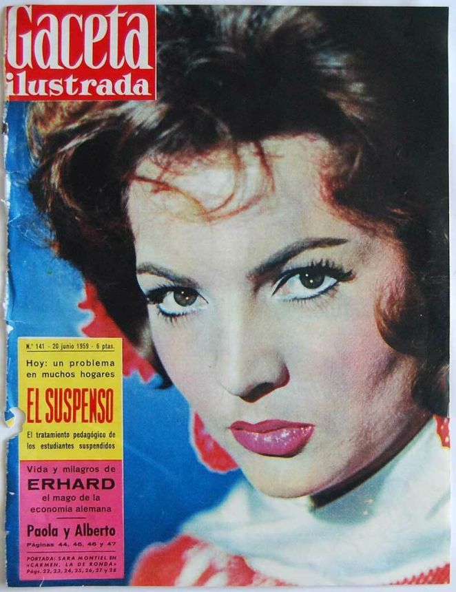GACETA ILUSTRADA magazine side cover Issue 141 20 June 1959