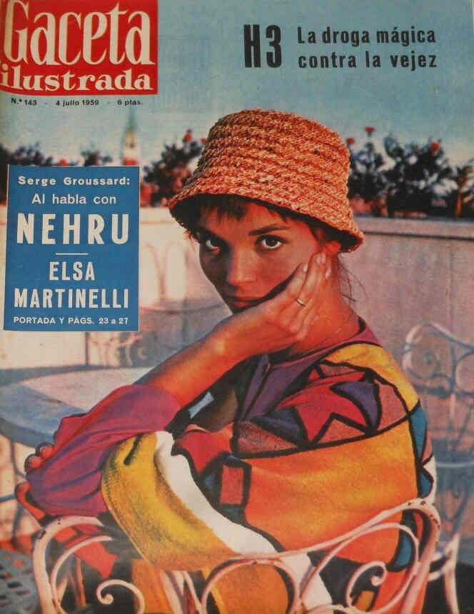GACETA ILUSTRADA magazine side cover Issue 143 4 July 1959
