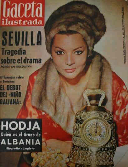 GACETA ILUSTRADA magazine side cover Issue 273 20 December 1961