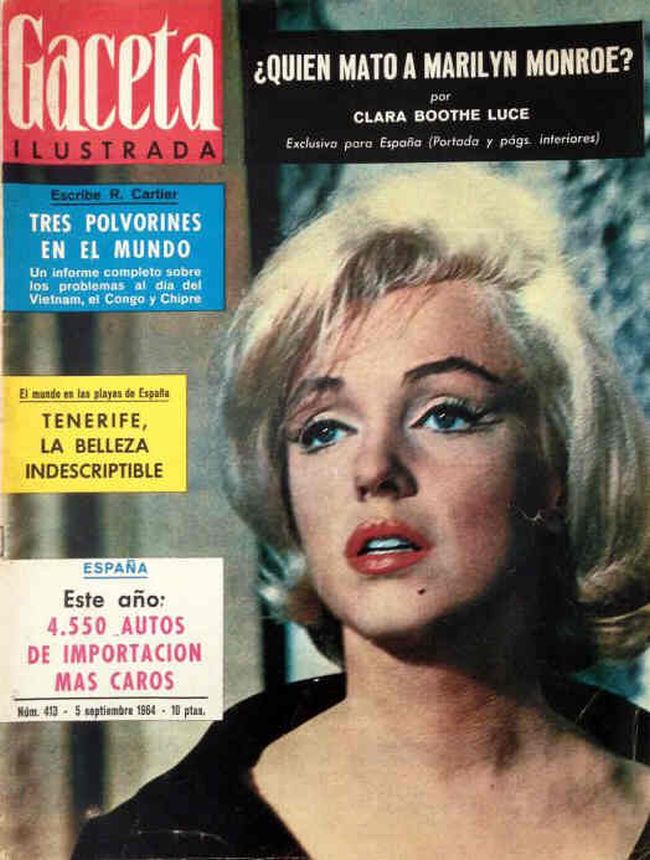 GACETA ILUSTRADA magazine side cover Issue 413 5 September 1964