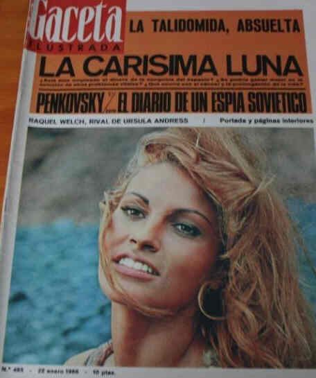 GACETA ILUSTRADA magazine side cover Issue 485 28 January 1966