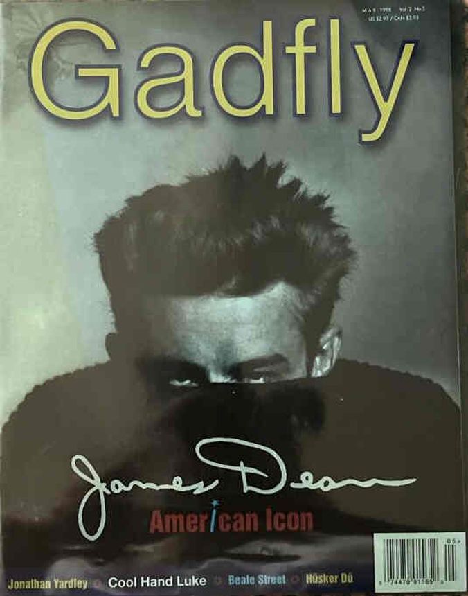 GADFLY magazine side cover  May 1998