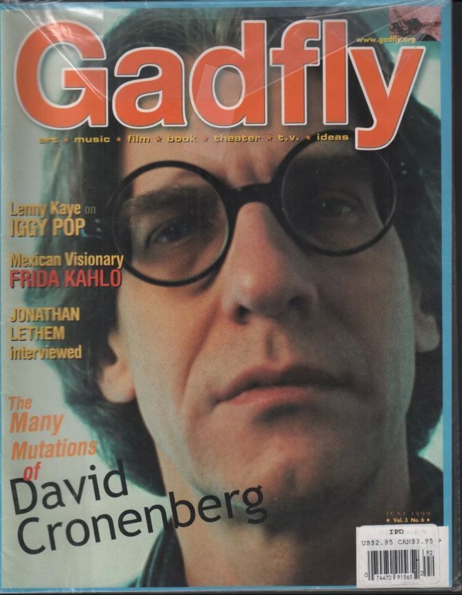GADFLY magazine side cover  June 1999