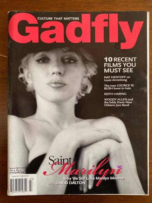 GADFLY magazine side cover  March/April 2000