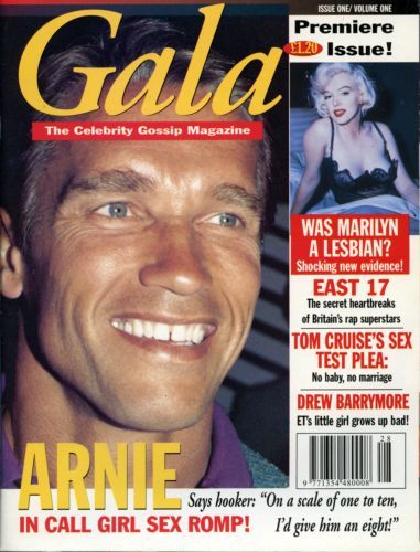 GALA magazine cover Issue 1  1994