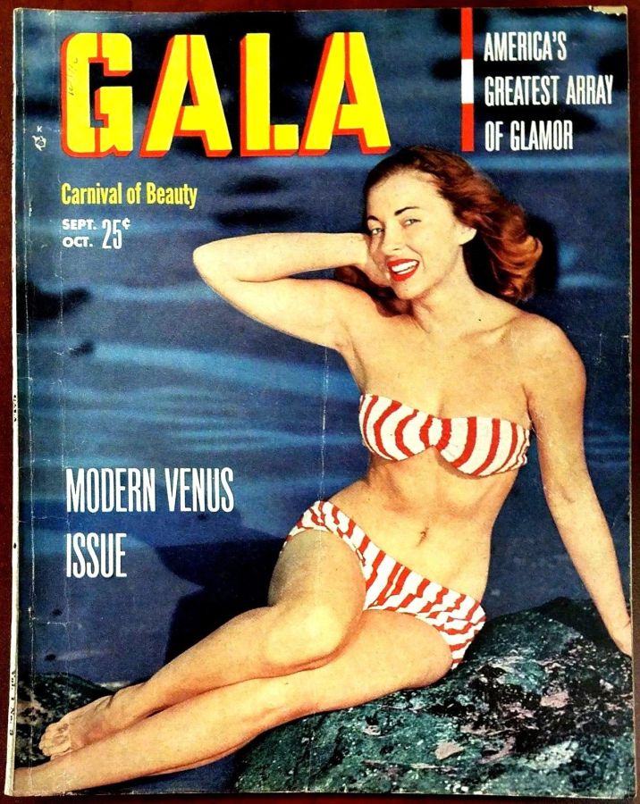 GALA (USA) magazine side cover Issue 3  September/October 1950