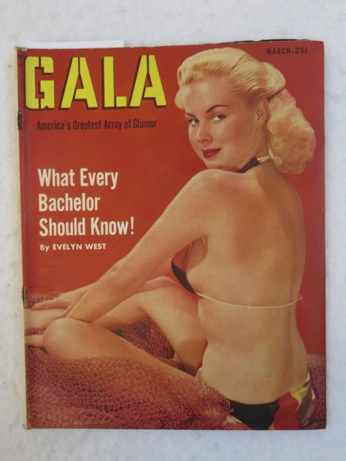 GALA (USA) magazine side cover  March 1953