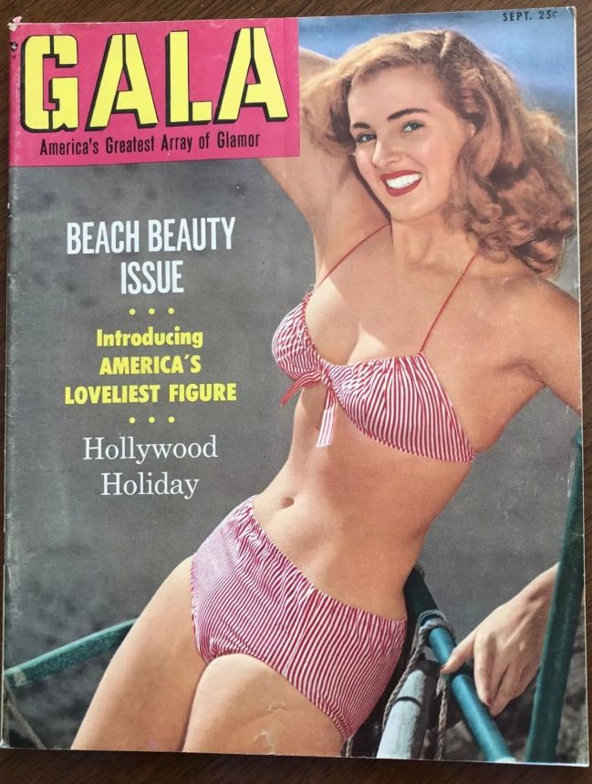 GALA (USA) magazine side cover  September 1953