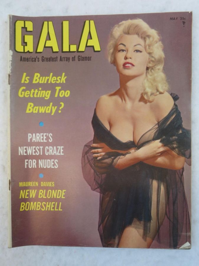 GALA (USA) magazine side cover  May 1957
