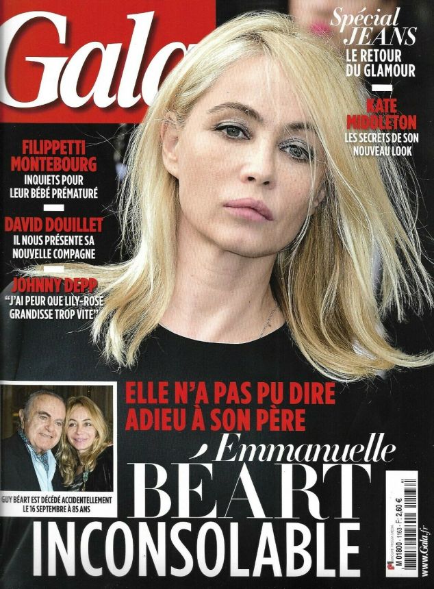 GALA FRANCE magazine side cover Issue 1163 23 September 2015