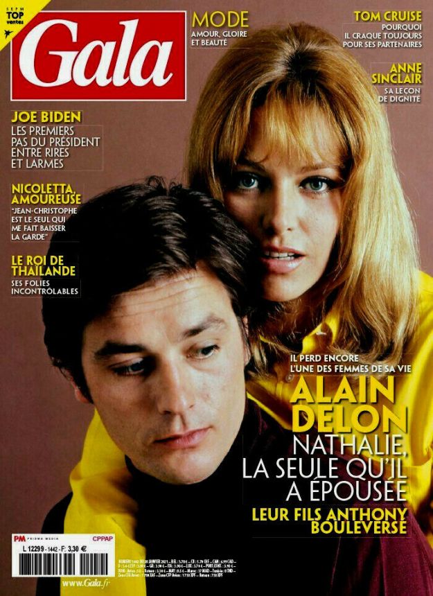 GALA FRANCE magazine side cover Issue 1442  January 2021