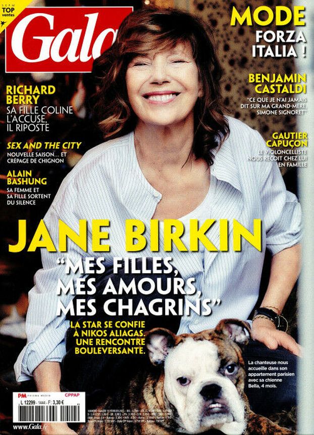 GALA FRANCE magazine side cover Issue 1444 11 February 2021
