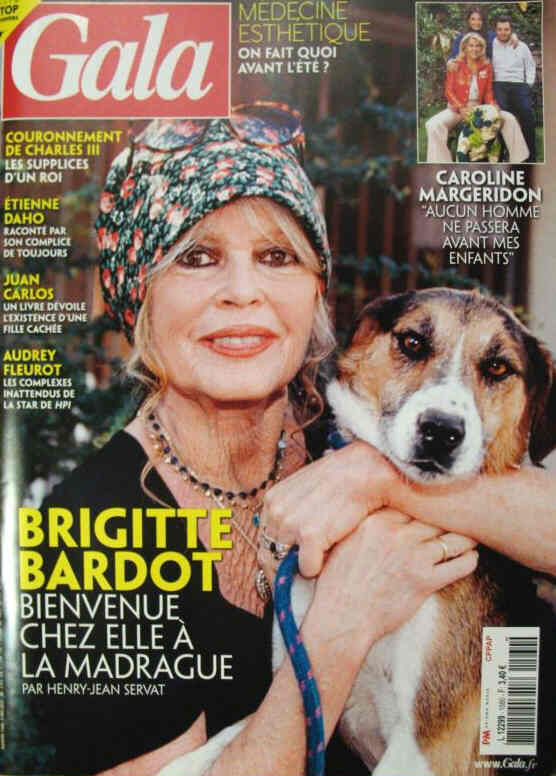 GALA FRANCE magazine side cover Issue 1560 4 May 2023