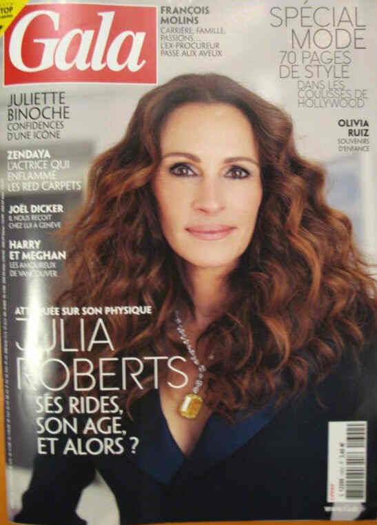 GALA FRANCE magazine side cover Issue 1602 22 February 2024