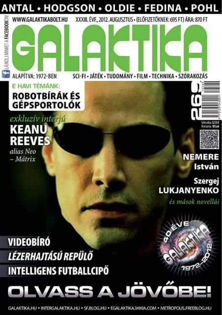 GALAKTIKA magazine side cover  August 2012