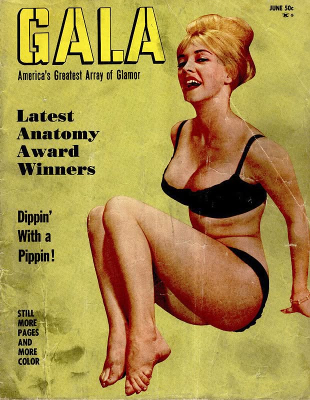 GALA (USA) magazine side cover  June 1963