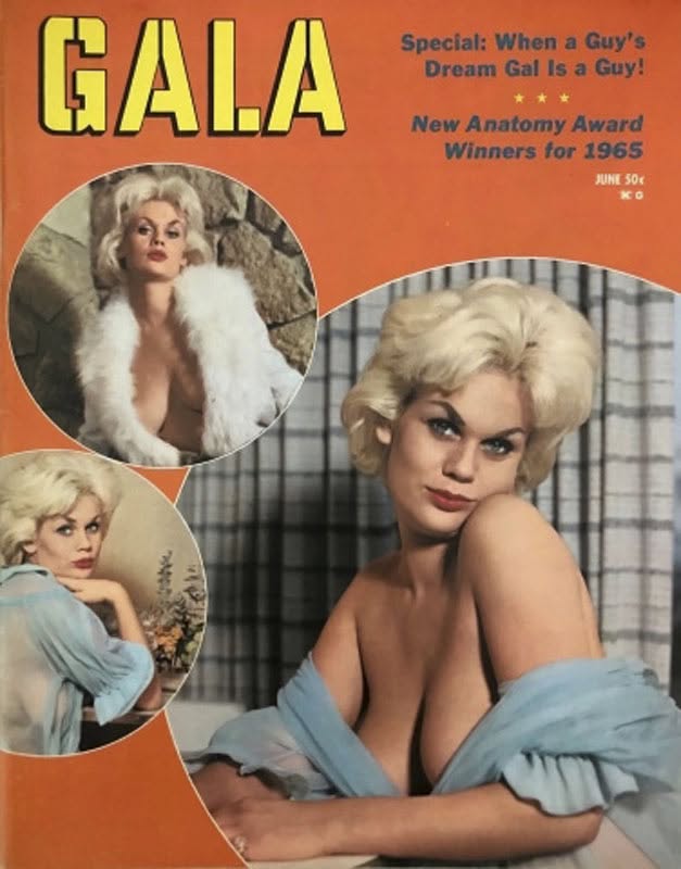 GALA (USA) magazine side cover  June 1965