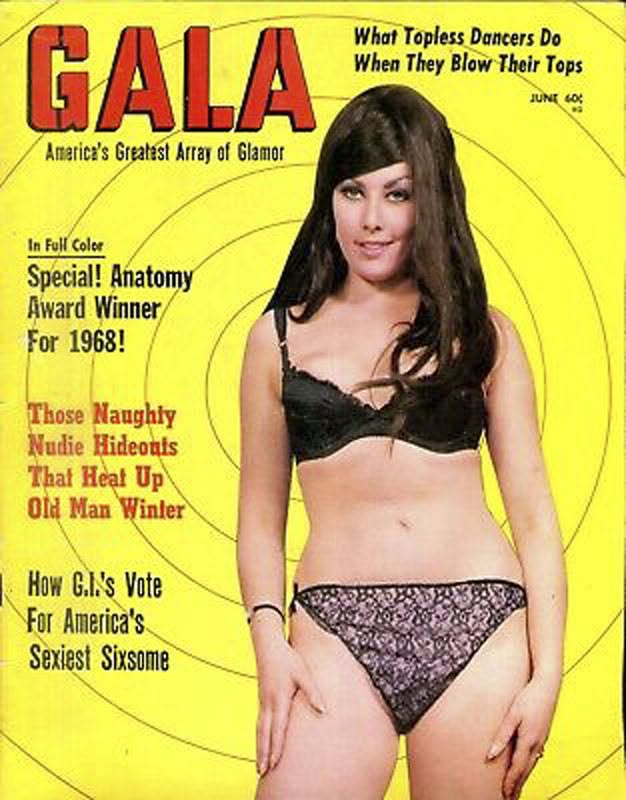 GALA (USA) magazine side cover  June 1968