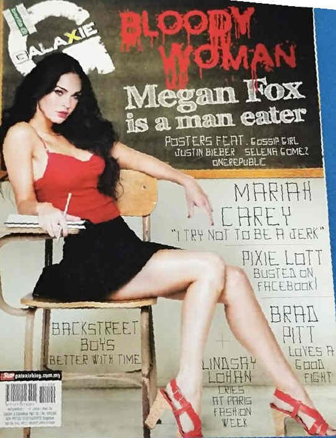 GALAXIE magazine side cover  November 2009