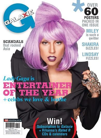 GALAXIE magazine side cover January 2010