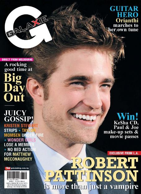 GALAXIE magazine side cover March 2010