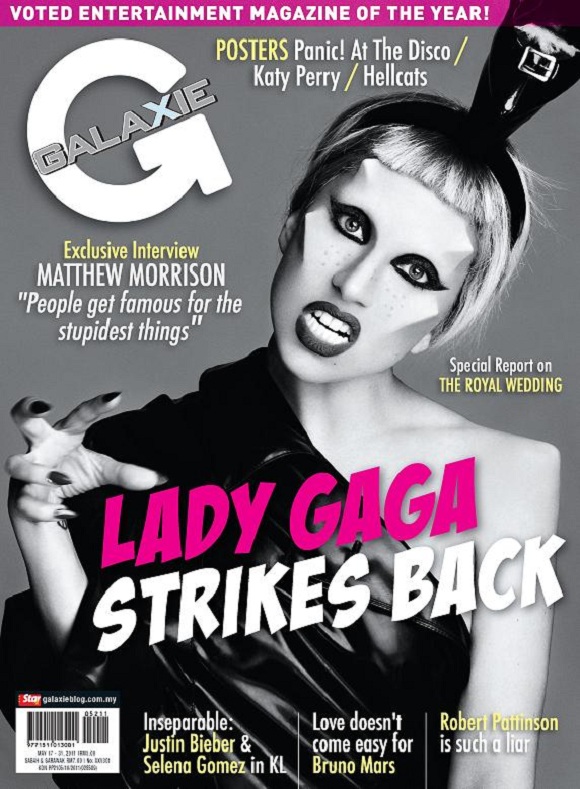 GALAXIE magazine side cover 17 May 2011