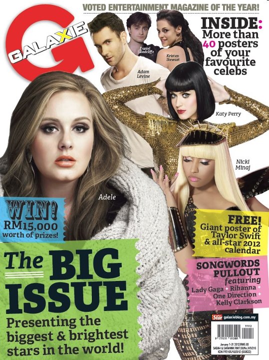 GALAXIE magazine side cover 1 January 2012