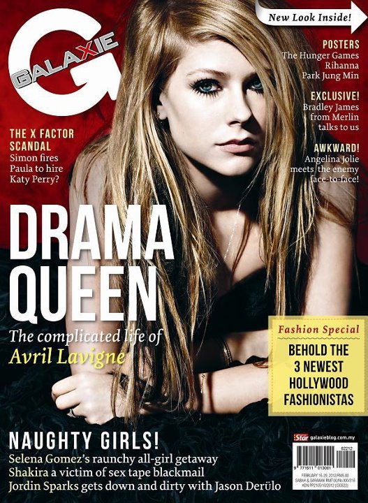 GALAXIE magazine side cover 16 February 2012