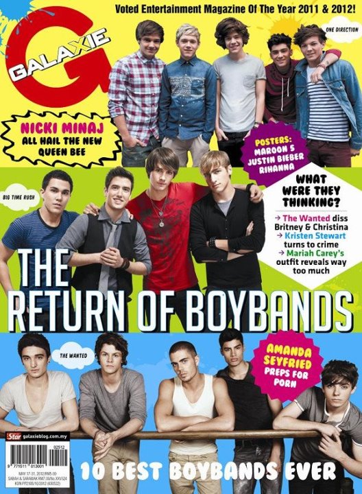 GALAXIE magazine side cover 17 May 2012
