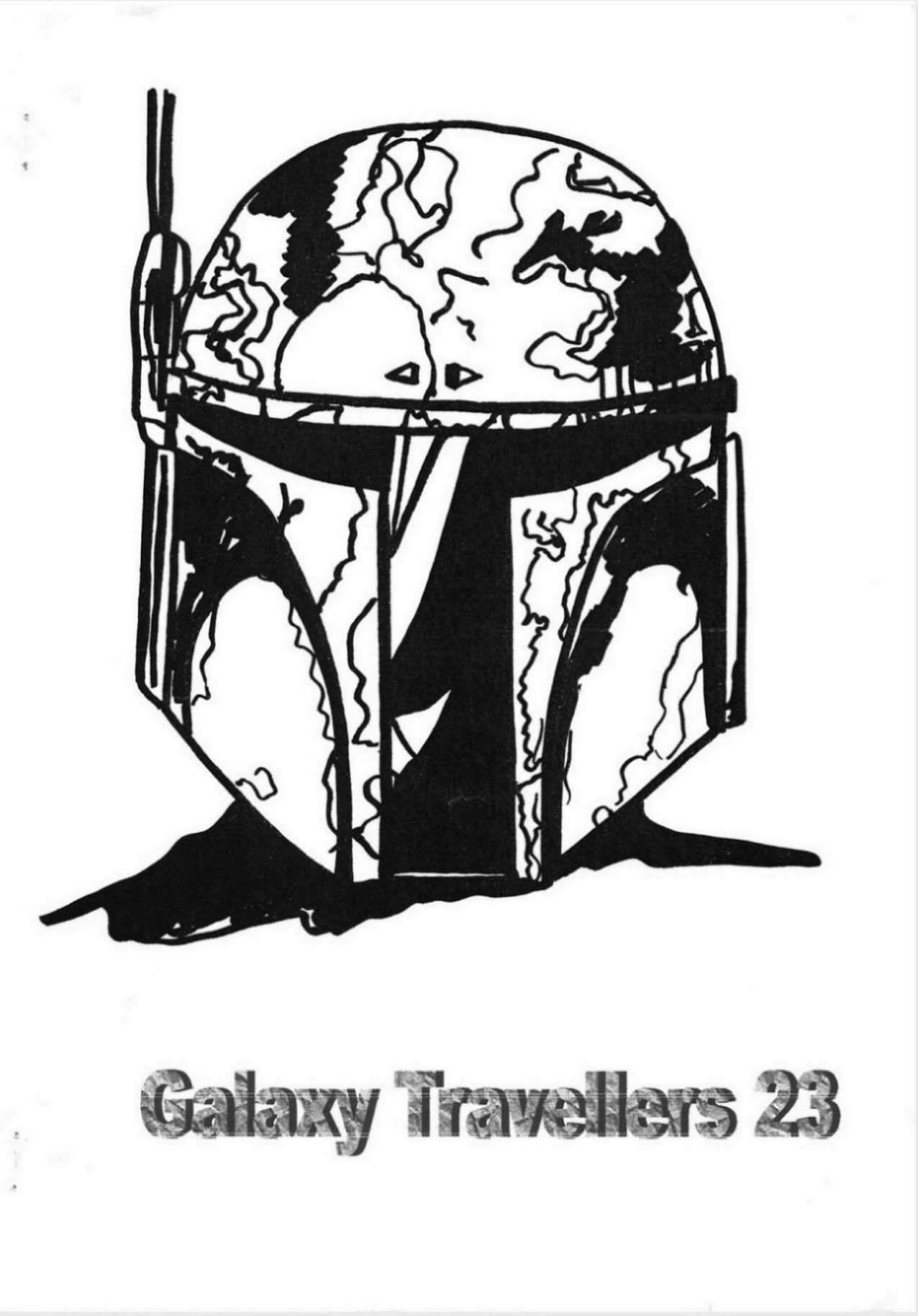 GALAXY TRAVELLERS magazine side cover Issue 23  June 2001