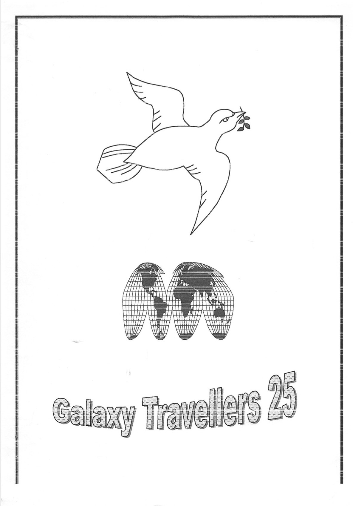 GALAXY TRAVELLERS magazine side cover Issue 24  September 2001