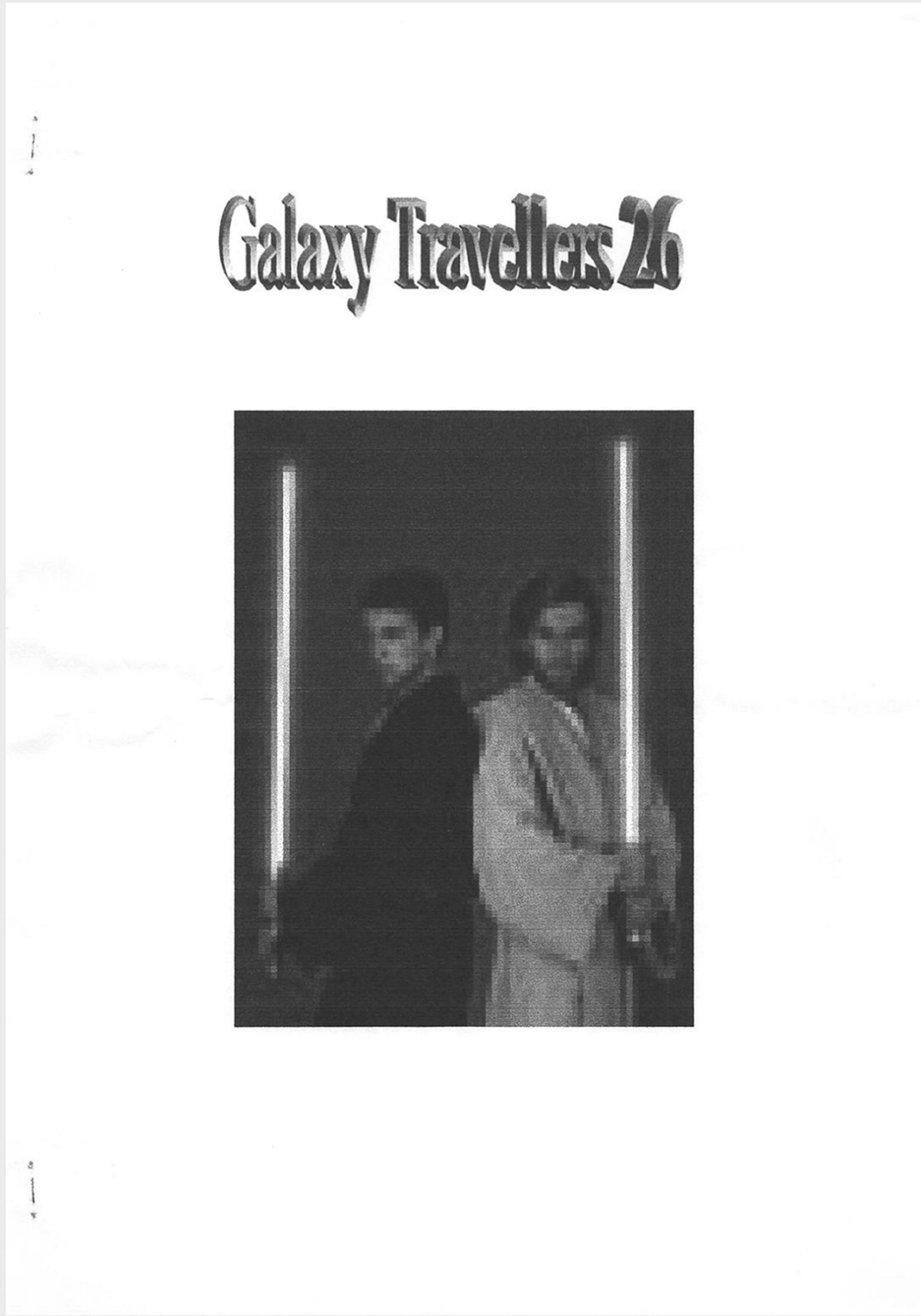 GALAXY TRAVELLERS magazine side cover Issue 26  June 2002