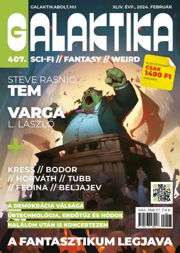 GALAKTIKA magazine side cover Issue 407  February 2024