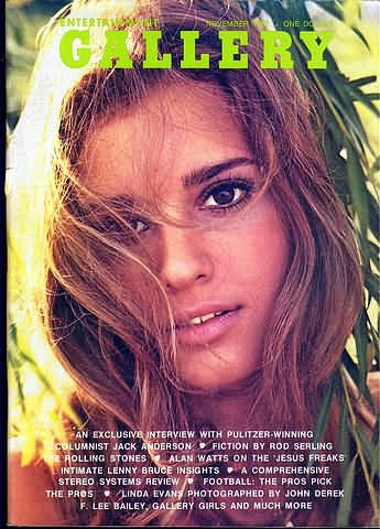 GALLERY magazine side cover  November 1972