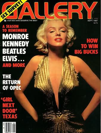 GALLERY magazine side cover  September 1987