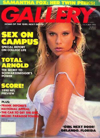 GALLERY magazine side cover  October 1990