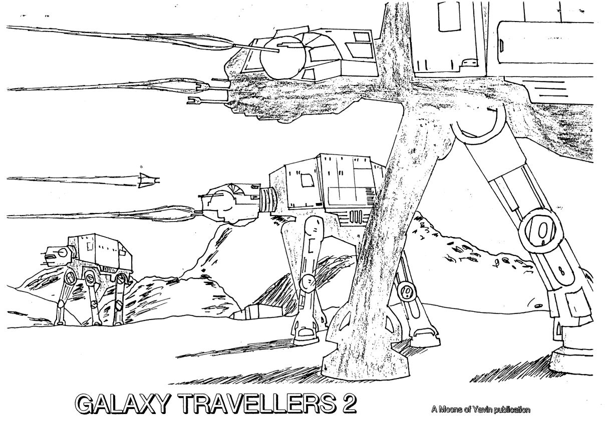GALAXY TRAVELLERS magazine side cover Issue 2  March 1996