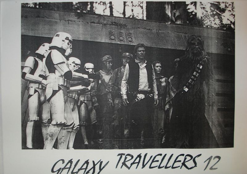 GALAXY TRAVELLERS magazine side cover Issue 12 September 1998