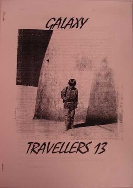 GALAXY TRAVELLERS magazine side cover Issue 13 December 1998