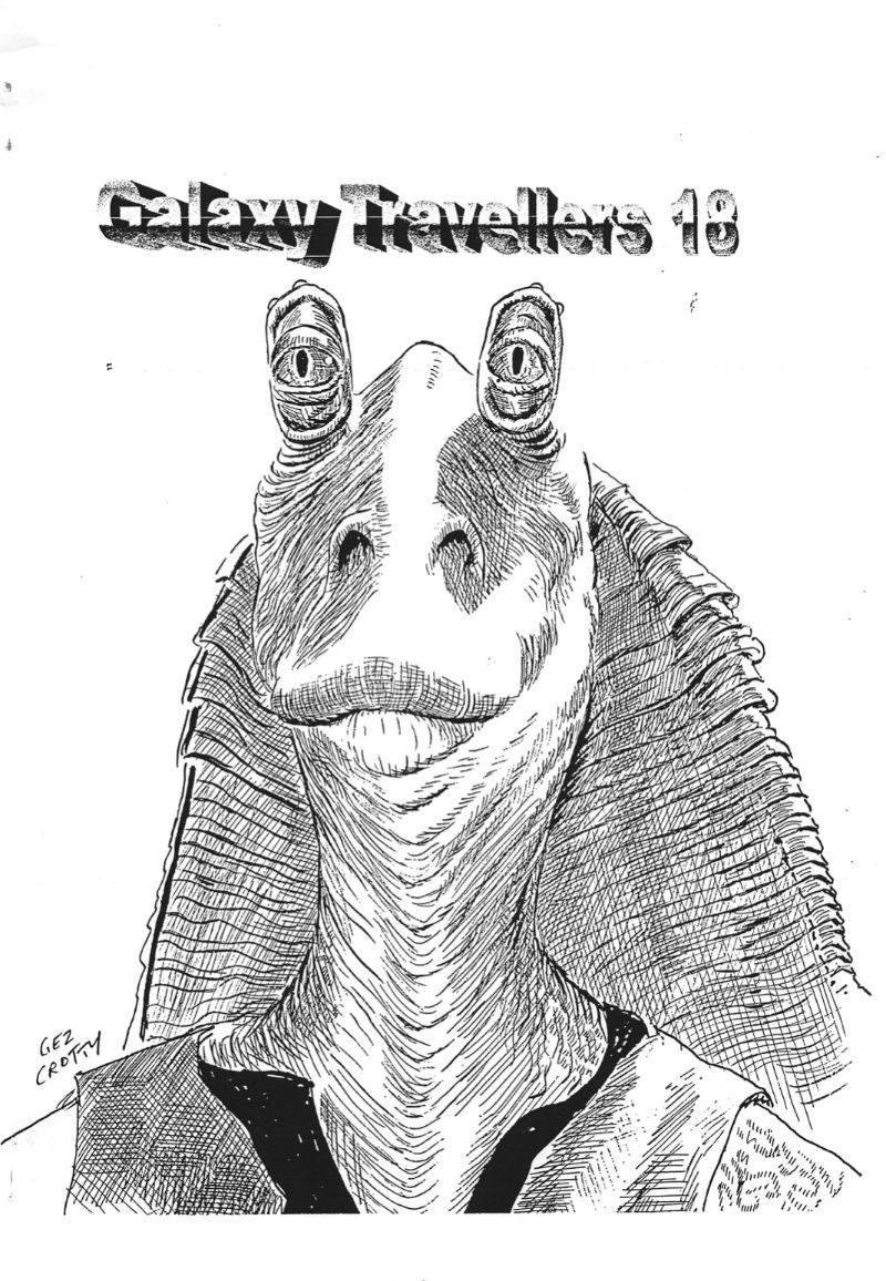 GALAXY TRAVELLERS magazine side cover Issue 18  March 2000