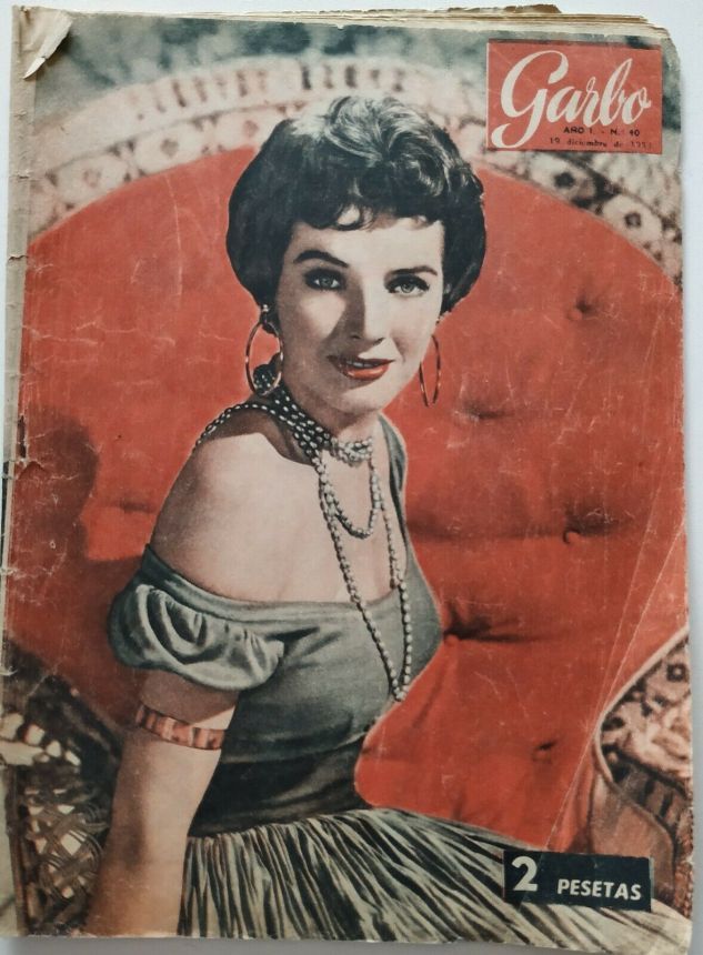 GARBO magazine side cover Issue 40 19 December 1953