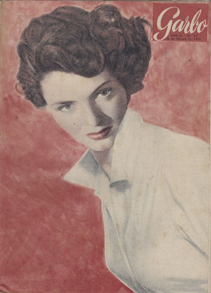 GARBO magazine side cover Issue 47  February 1954