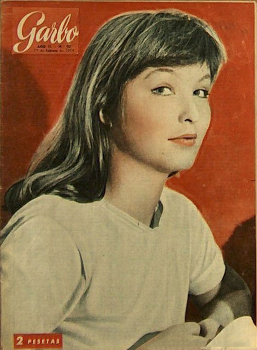 GARBO magazine side cover Issue 50  February 1954