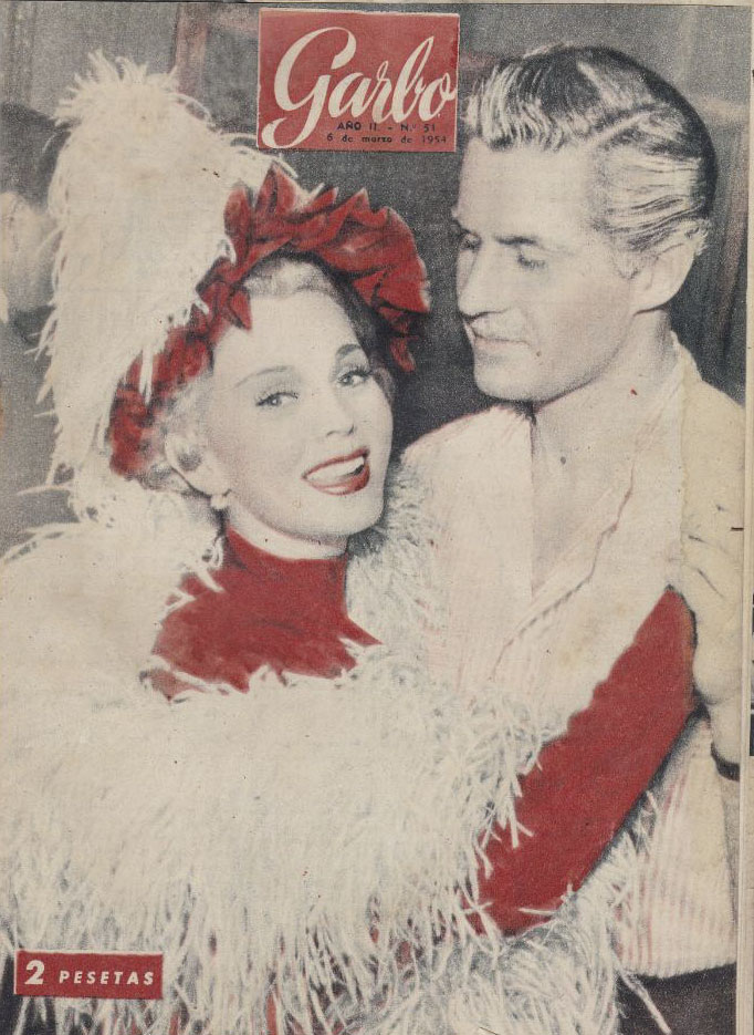 GARBO magazine side cover Issue 51  March 1954