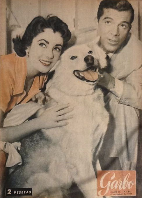 GARBO magazine side cover Issue 86  November 1954