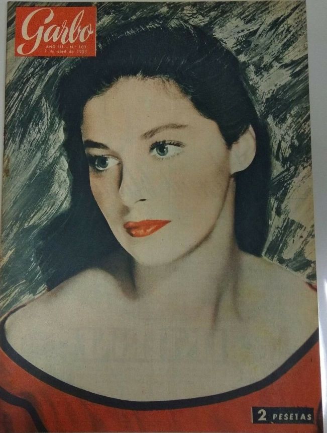 GARBO magazine side cover Issue 107 2 April 1955