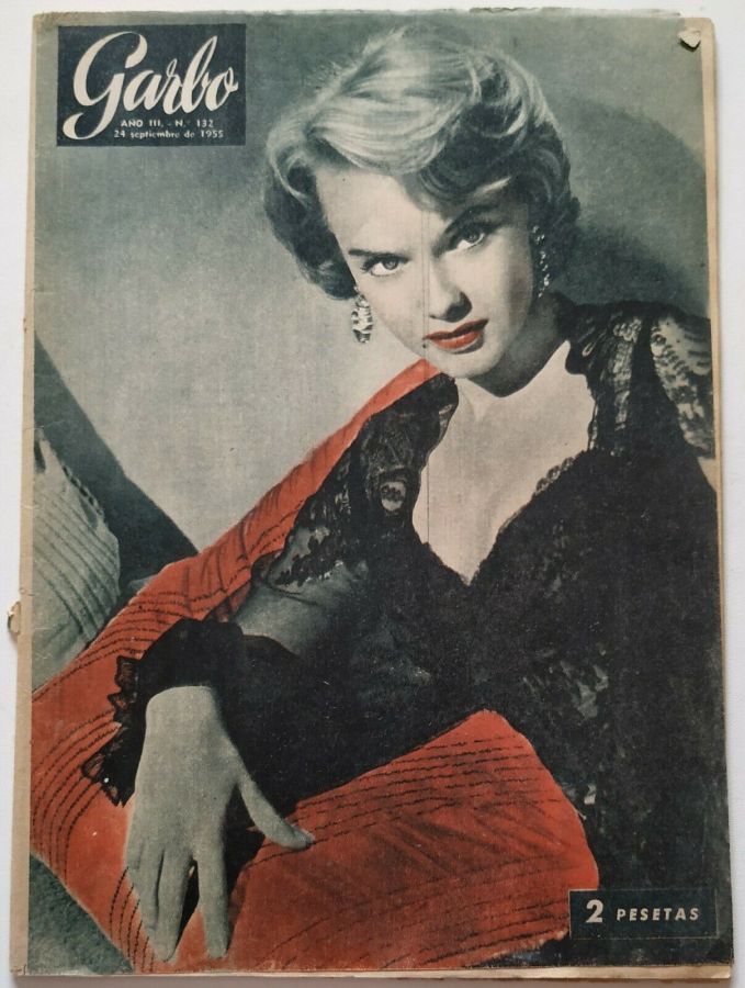 GARBO magazine side cover Issue 132 24 September 1955
